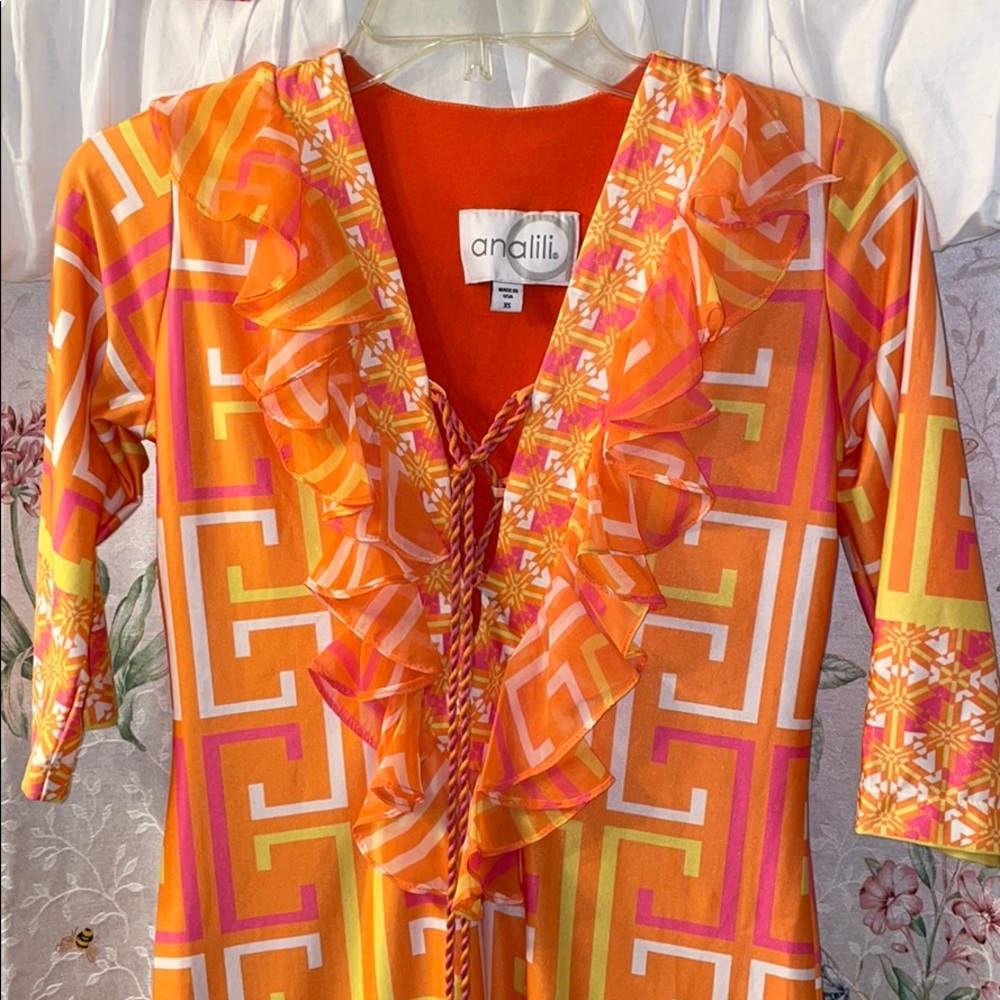 Bright Abstract Dress - Picture 2 of 3